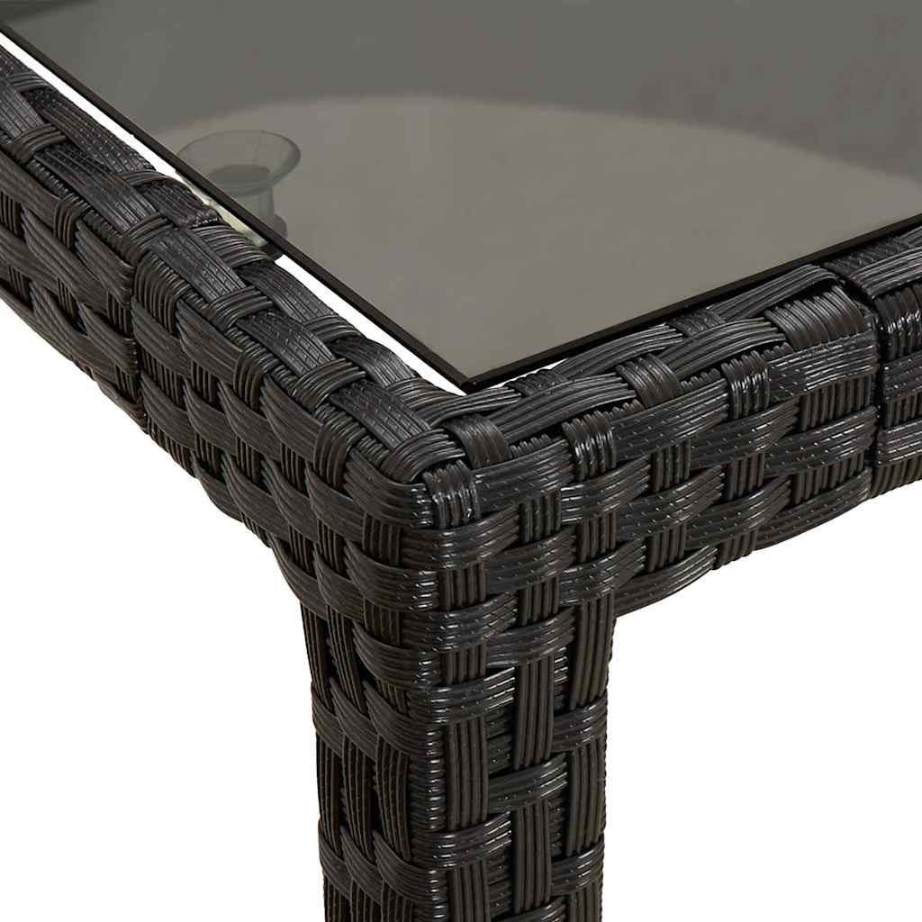 Havemøbel Bord Ren Sort polyrattan