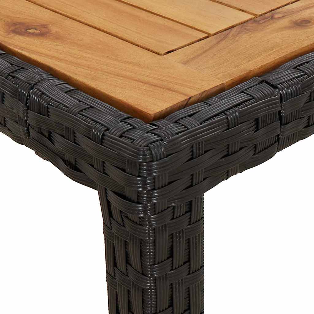 Havemøbel Bord Sort polyrattan