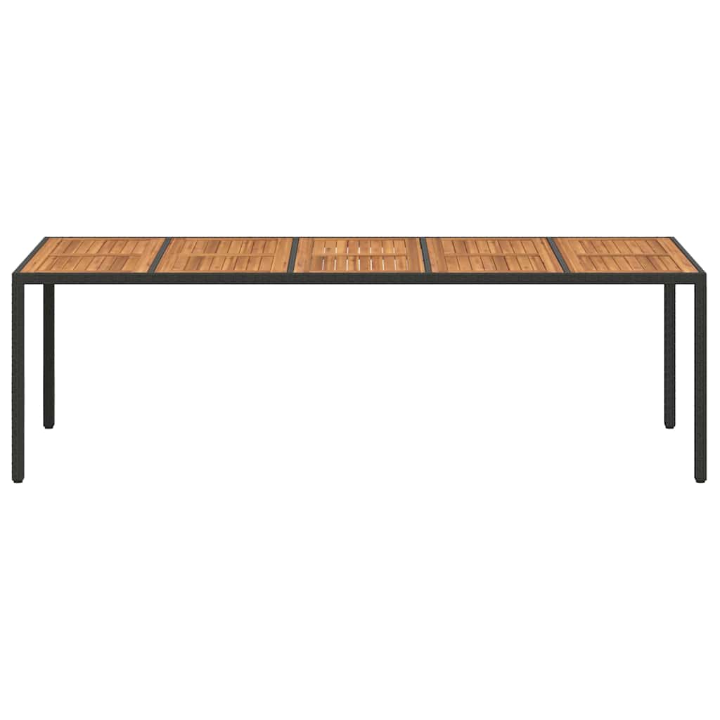 Havemøbel Bord Sort polyrattan
