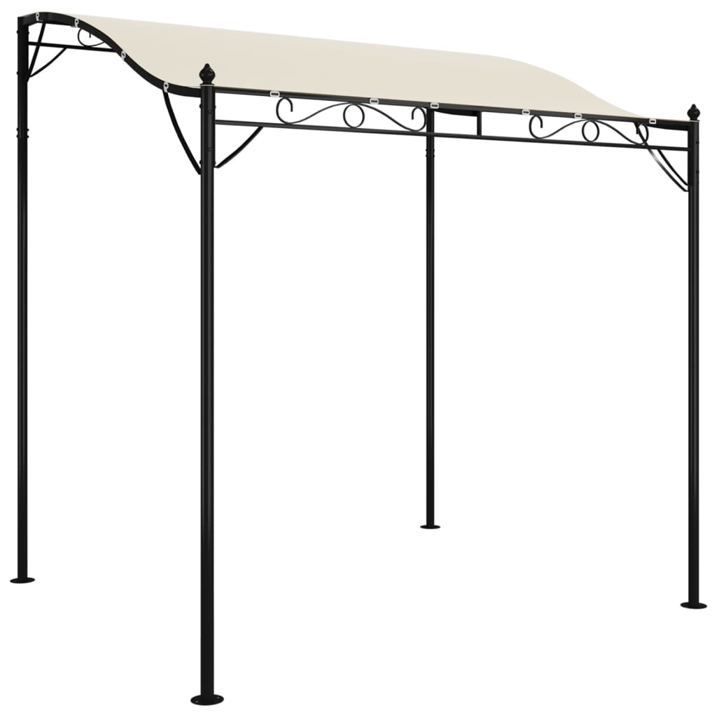 baldakin 2x2,3 m 180 g/m² stof og stål