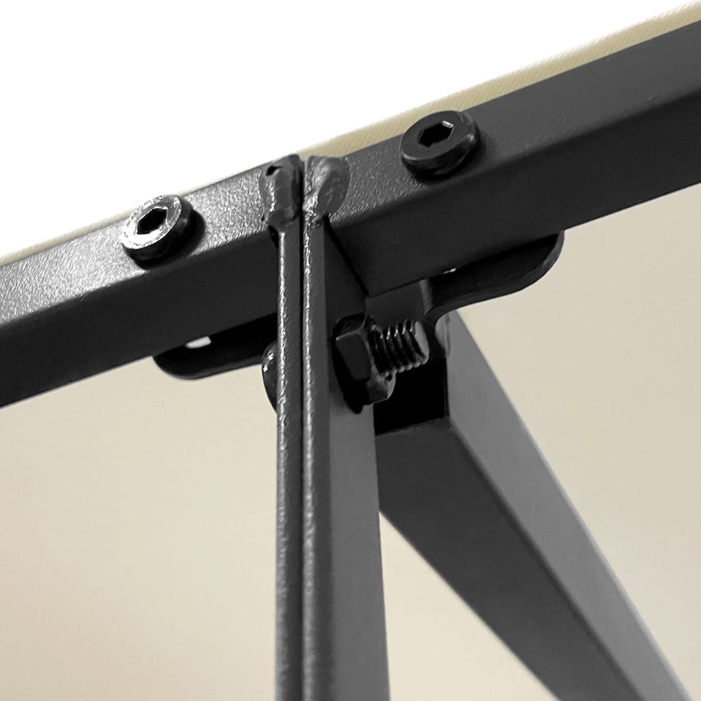 baldakin 2x2,3 m 180 g/m² stof og stål