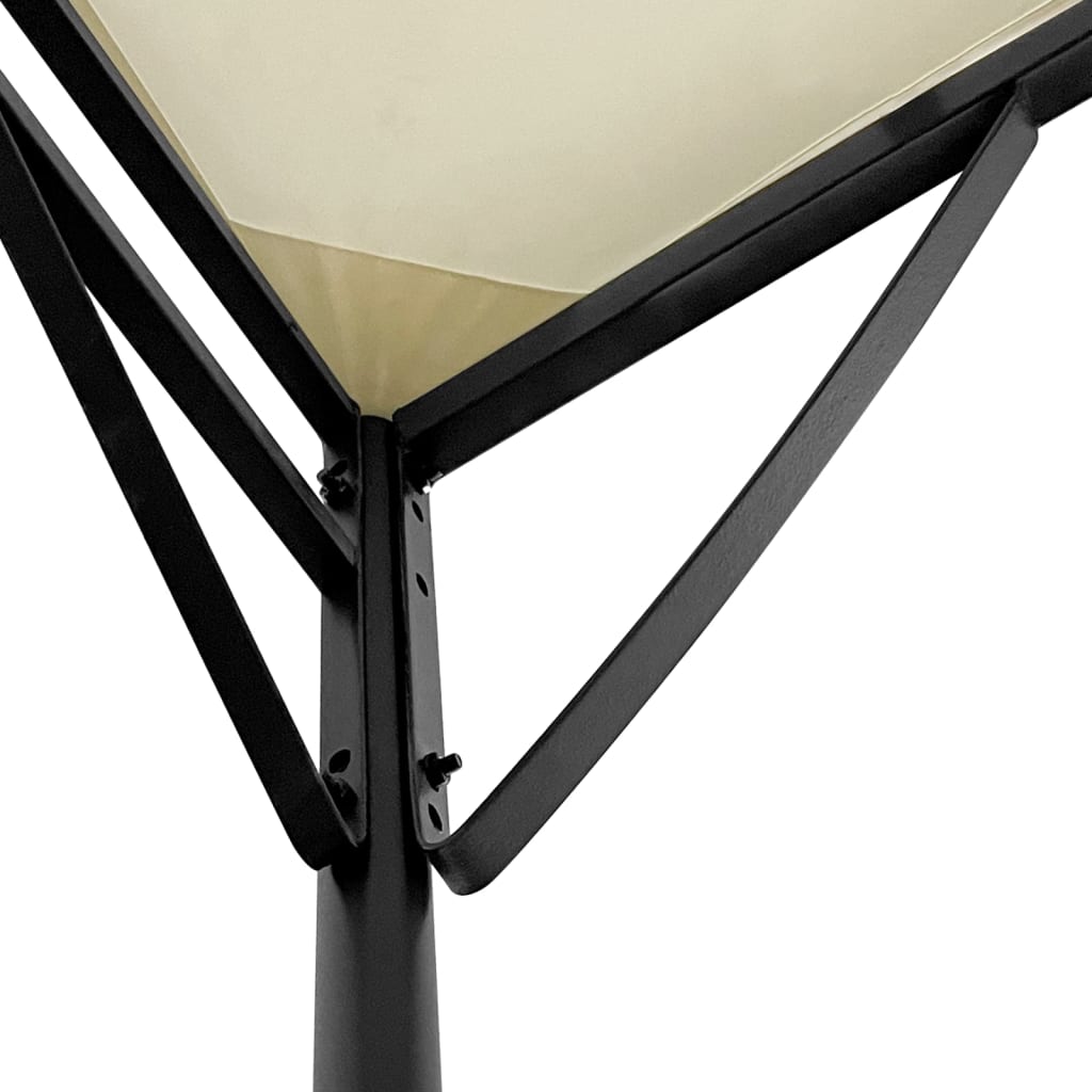 baldakin 2x2,3 m 180 g/m² stof og stål