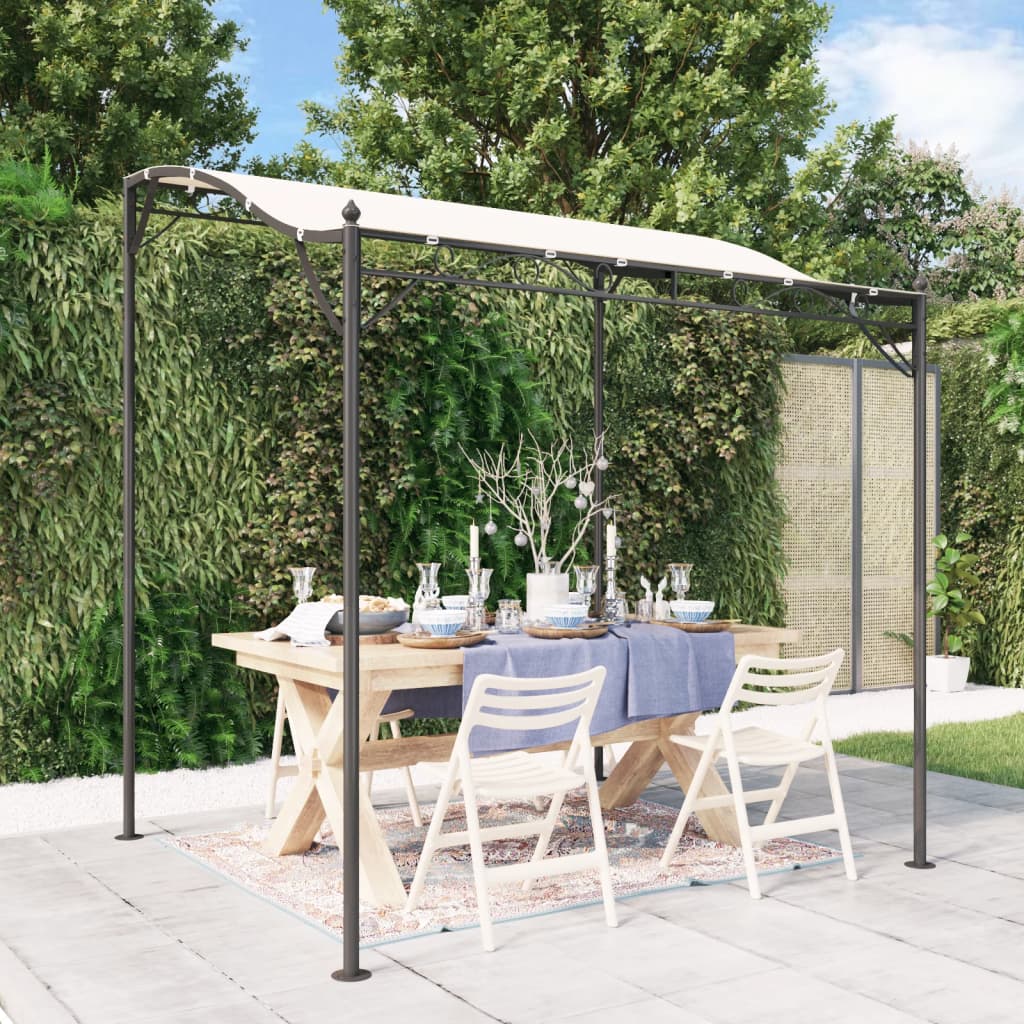 baldakin 2x2,3 m 180 g/m² stof og stål
