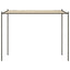 pavillon 3x3 m 180 g/m² stof og stål beige