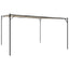 pavillon 4x4 m 180 g/m² stof og stål beige