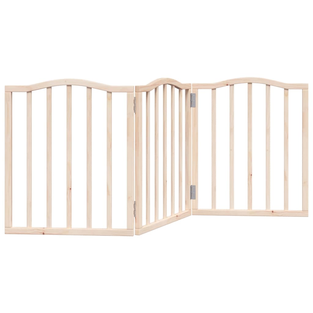 hundelåge 3 paneler 150 cm poppeltræ