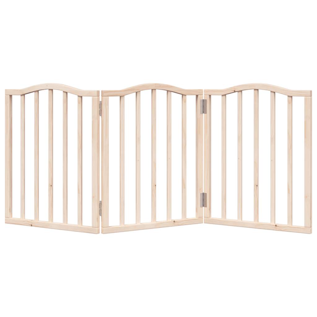 hundelåge 3 paneler 150 cm poppeltræ