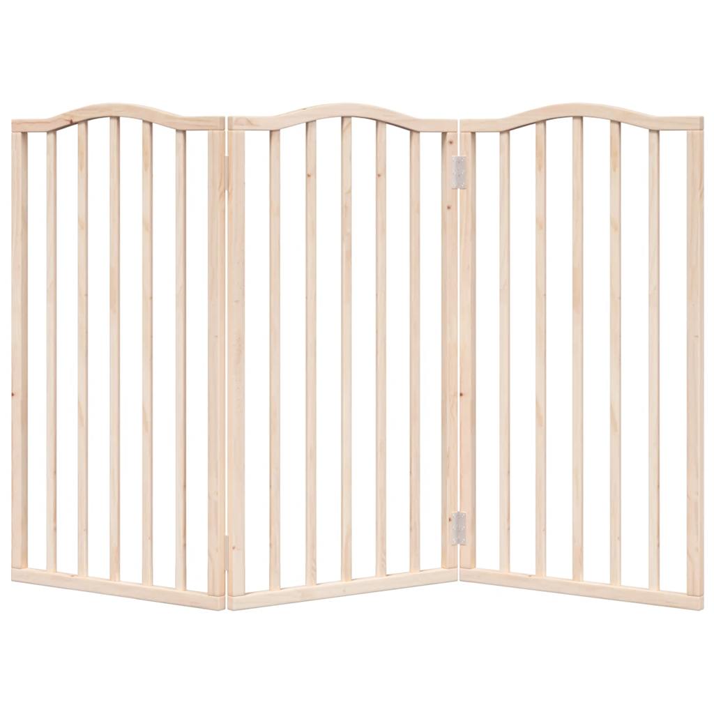 hundelåge 3 paneler 150 cm poppeltræ