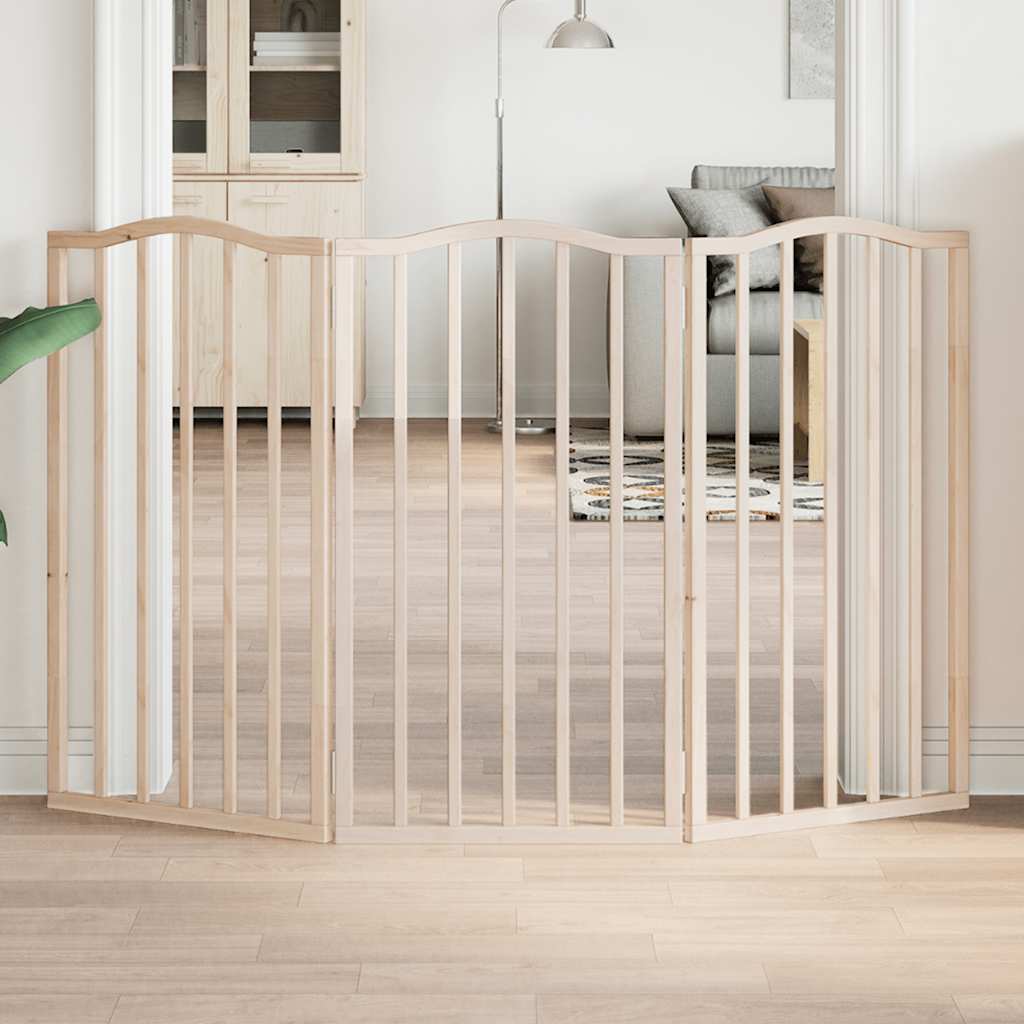 hundelåge 3 paneler 150 cm poppeltræ