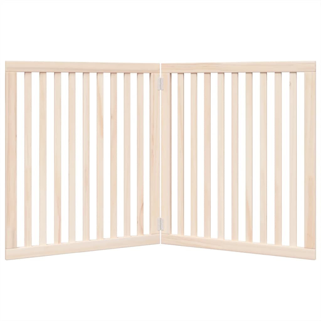hundelåge 2 paneler 160 cm poppeltræ