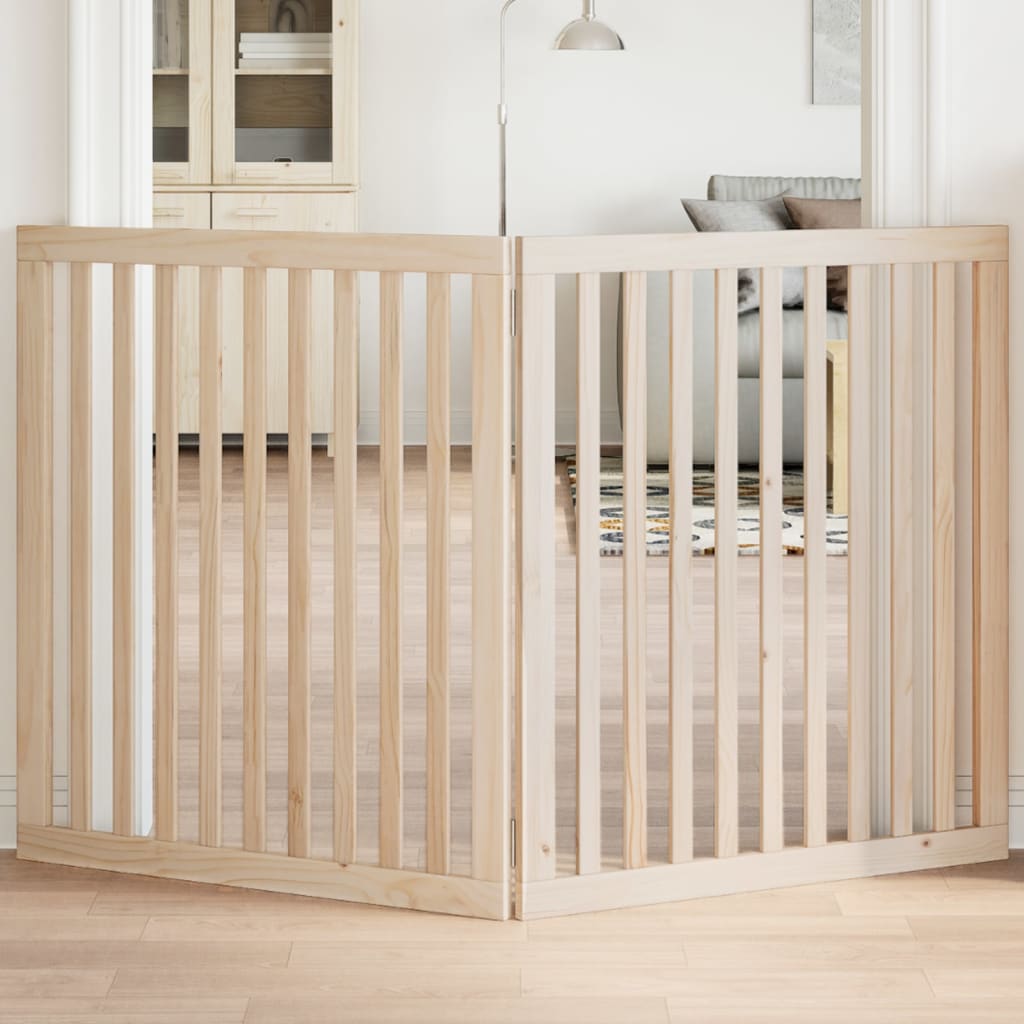 hundelåge 2 paneler 160 cm poppeltræ