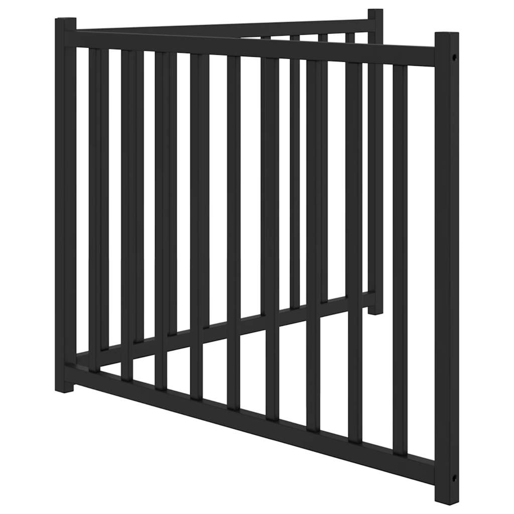 hundelåge 2 paneler 150 cm foldbar massivt gran sort