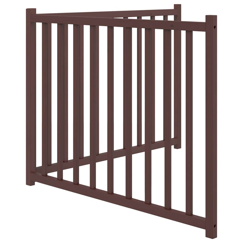 hundelåge m. dør 2 paneler 160 cm foldbar massivt gran brunt eg
