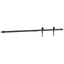 mini-skydelågesæt 122 cm kulstofstål sort