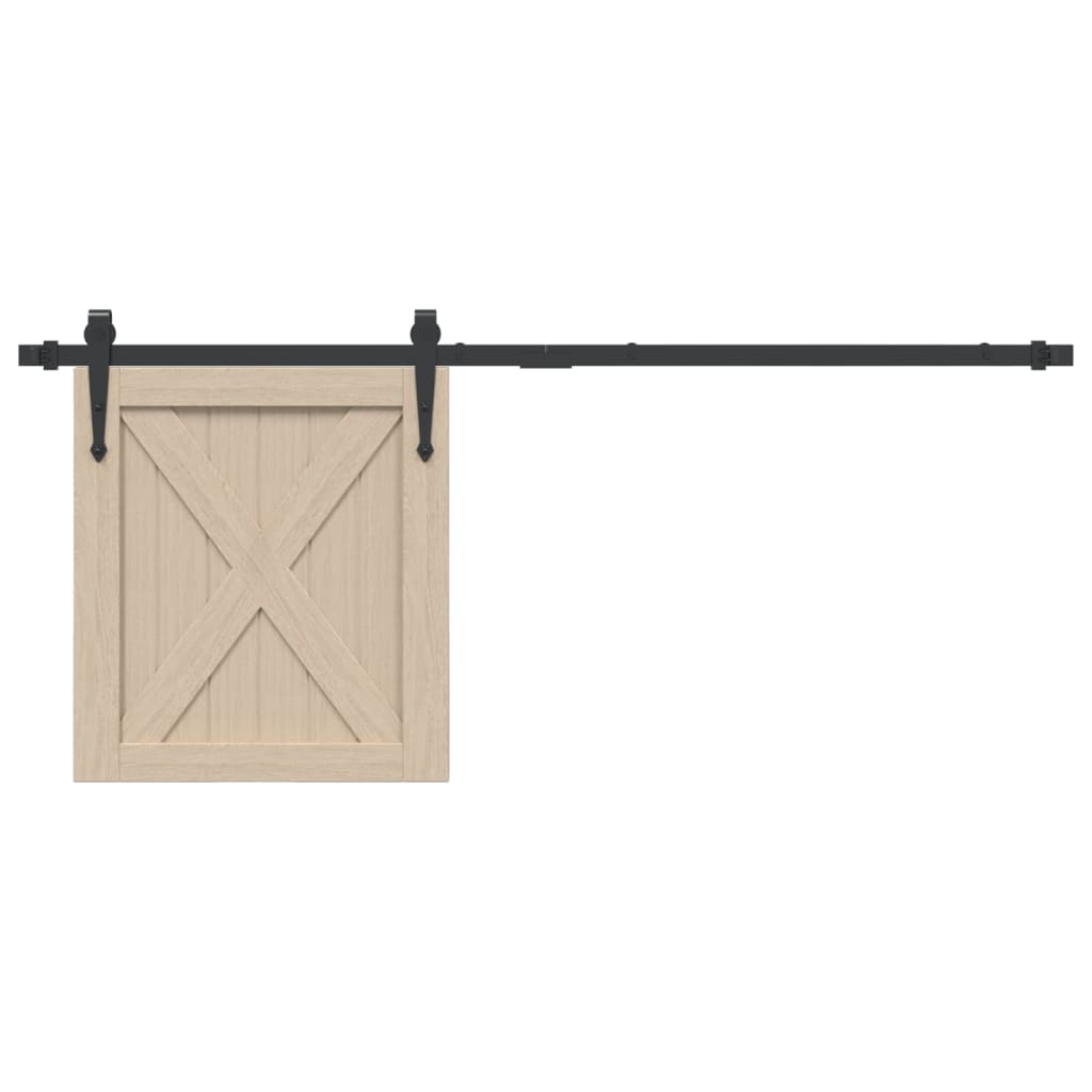 mini-skydelågesæt 122 cm kulstofstål sort