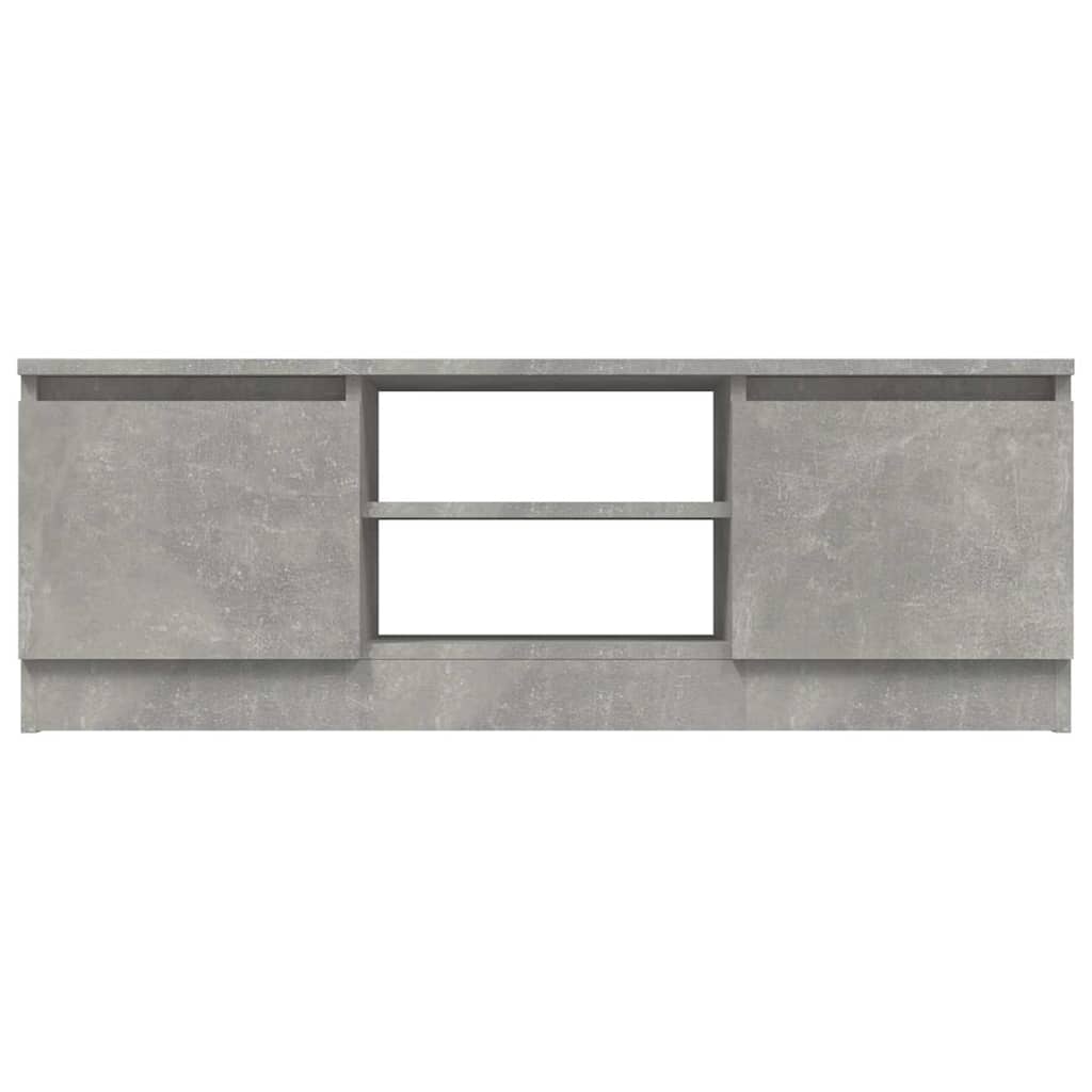 tv-bord med låge 102x30x36 cm betongrå