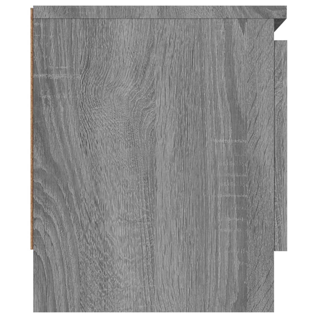 tv-bord med låge 102x30x36 cm grå sonoma-eg