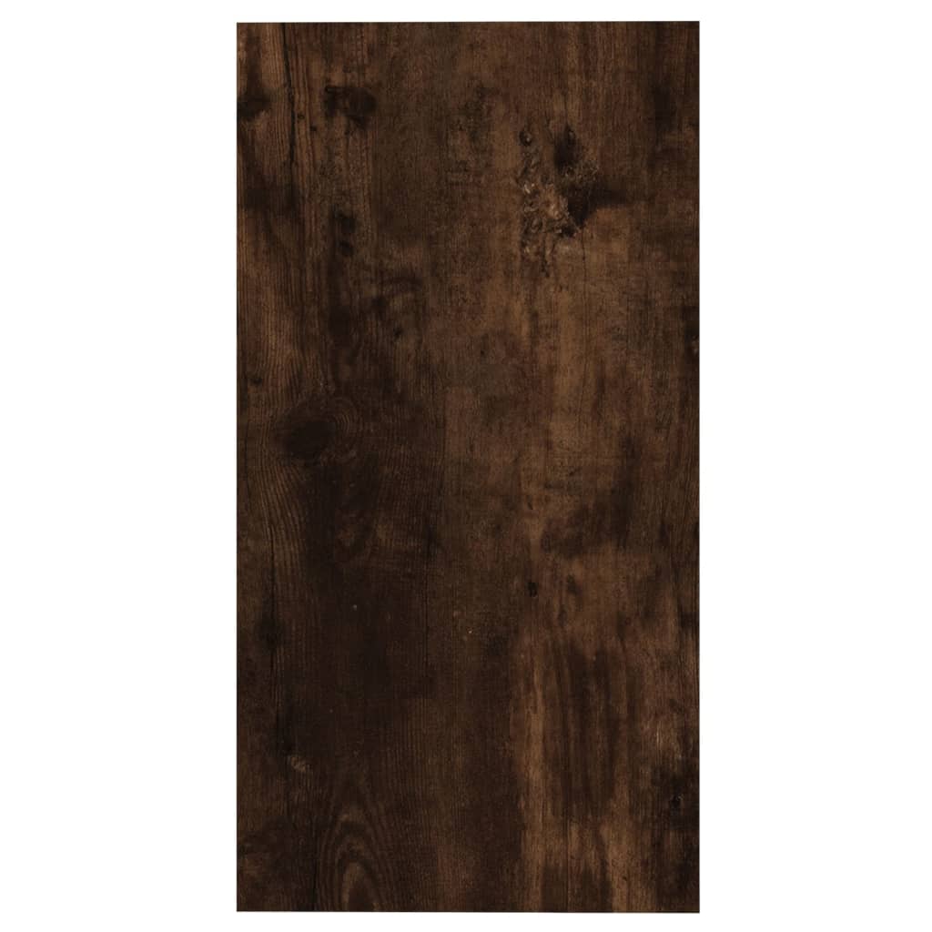 sidebord 50x26x50 cm konstrueret træ røget egetræsfarve