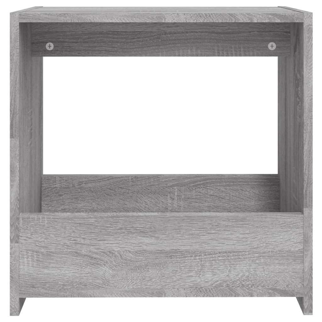 sidebord 50x26x50 cm konstrueret træ grå sonoma-eg