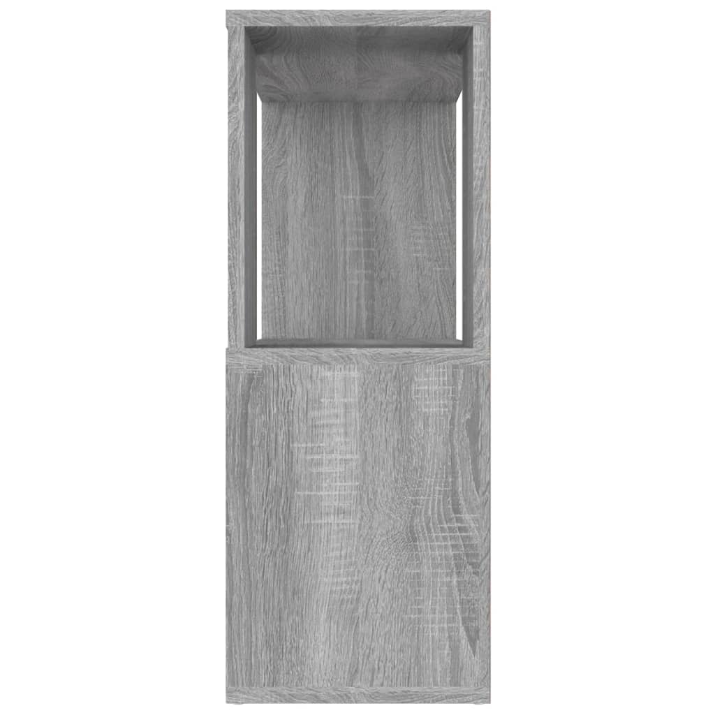 bogreol/rumdeler 80x24x63 cm grå sonoma-eg