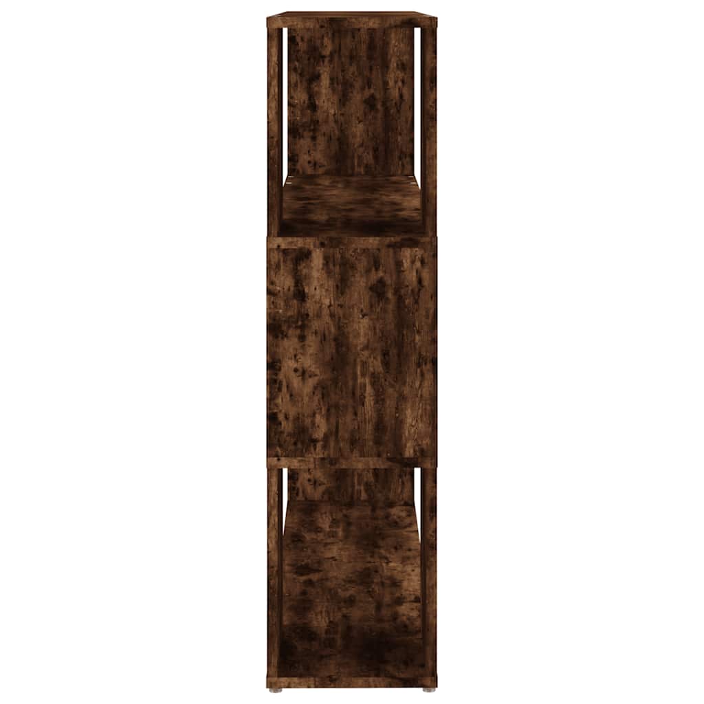 bogreol/rumdeler 100x24x94 cm røget egetræsfarve