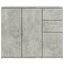 skænk 91x29,5x75 cm konstrueret træ betongrå