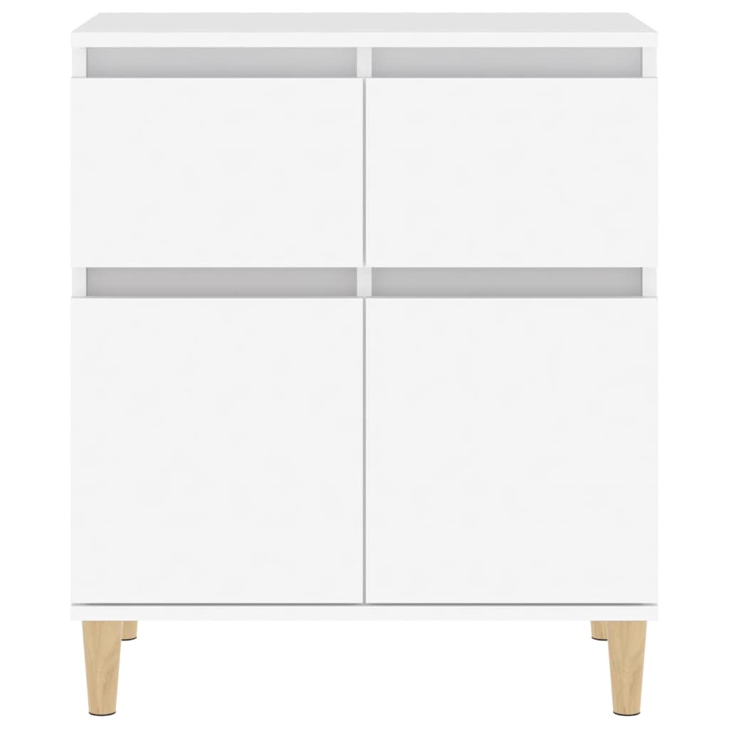 skænk 60x35x70 cm konstrueret træ hvid
