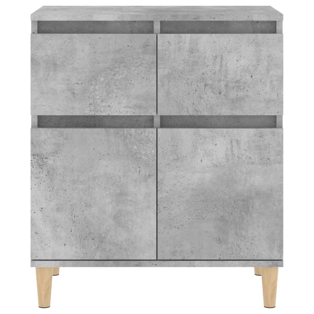 skænk 60x35x70 cm konstrueret træ betongrå