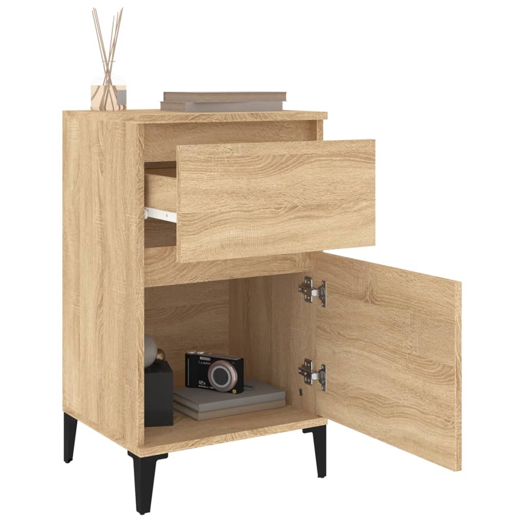 sengebord 40x35x70 cm sonoma-eg