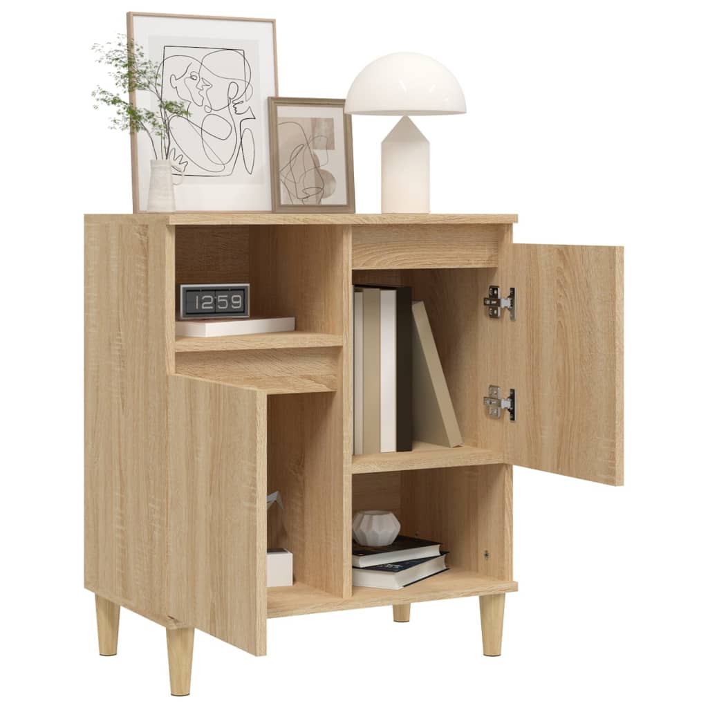 skænk 60x35x70 cm konstrueret træ sonoma-eg