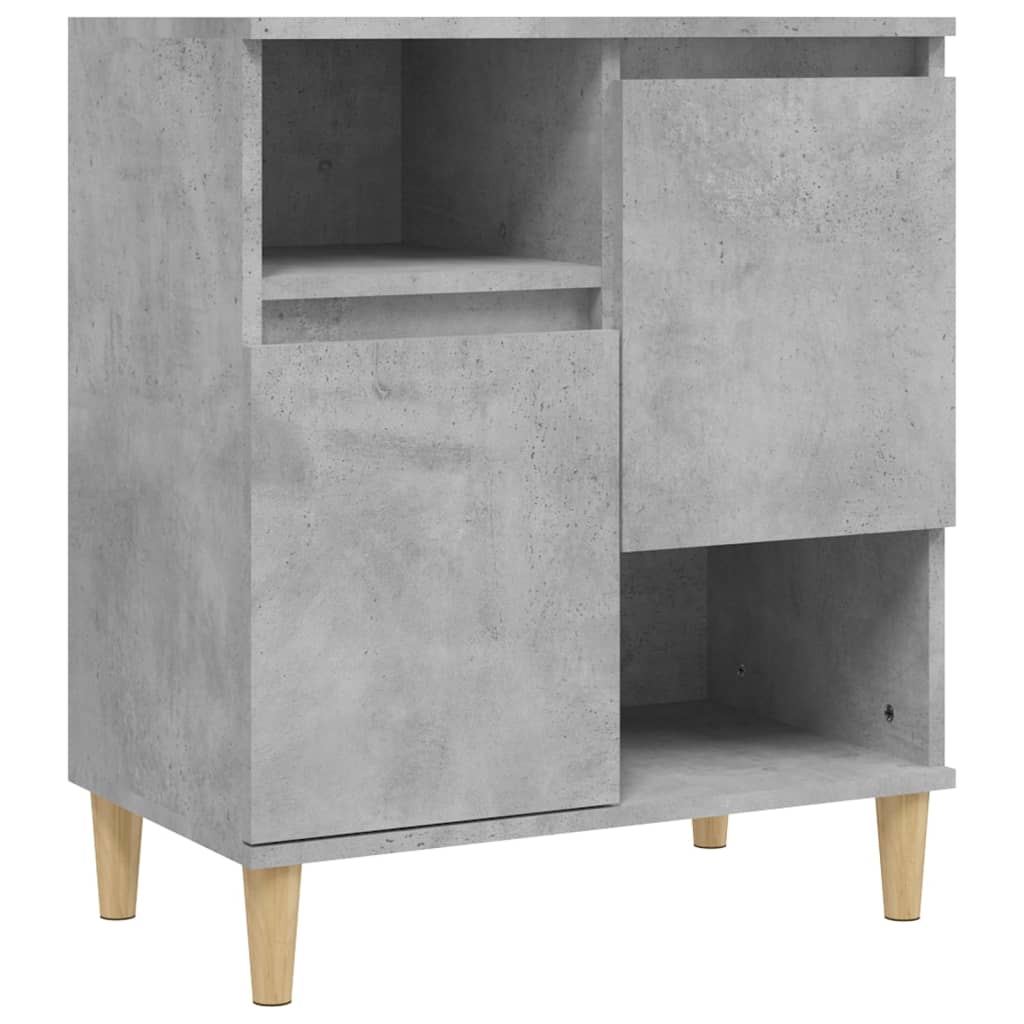 skænk 60x35x70 cm konstrueret træ betongrå