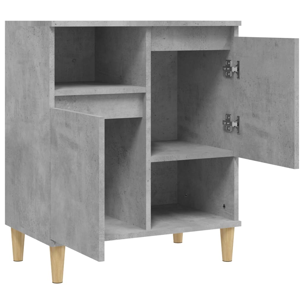 skænk 60x35x70 cm konstrueret træ betongrå