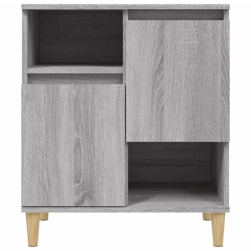 skænk 60x35x70 cm konstrueret træ grå sonoma-eg