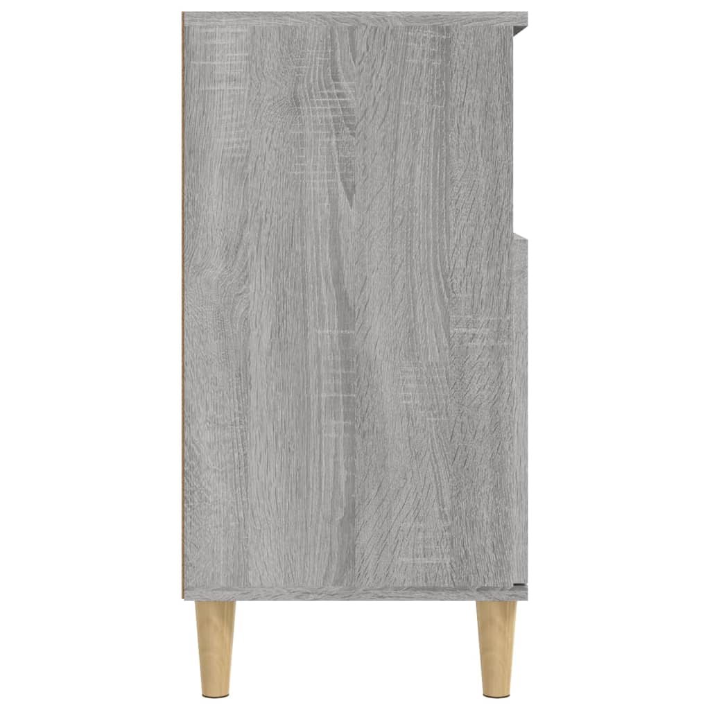 skænk 60x35x70 cm konstrueret træ grå sonoma-eg