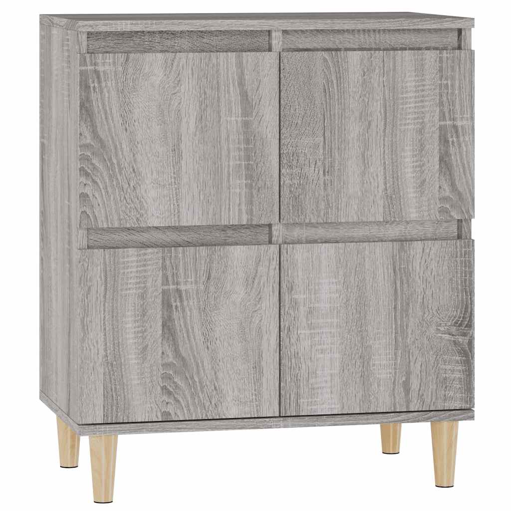 skænk 60x35x70 cm konstrueret træ grå sonoma-eg