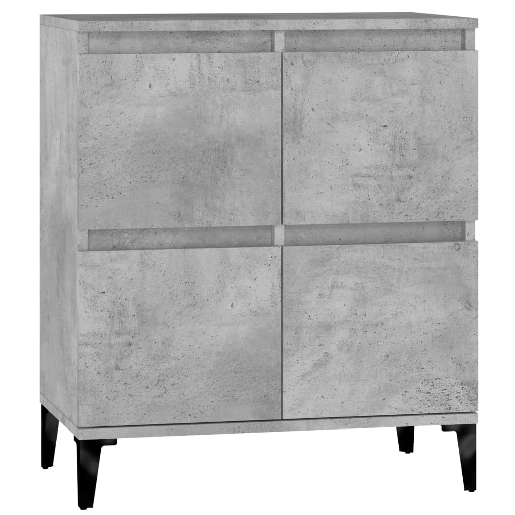 skænk 60x35x70 cm konstrueret træ betongrå