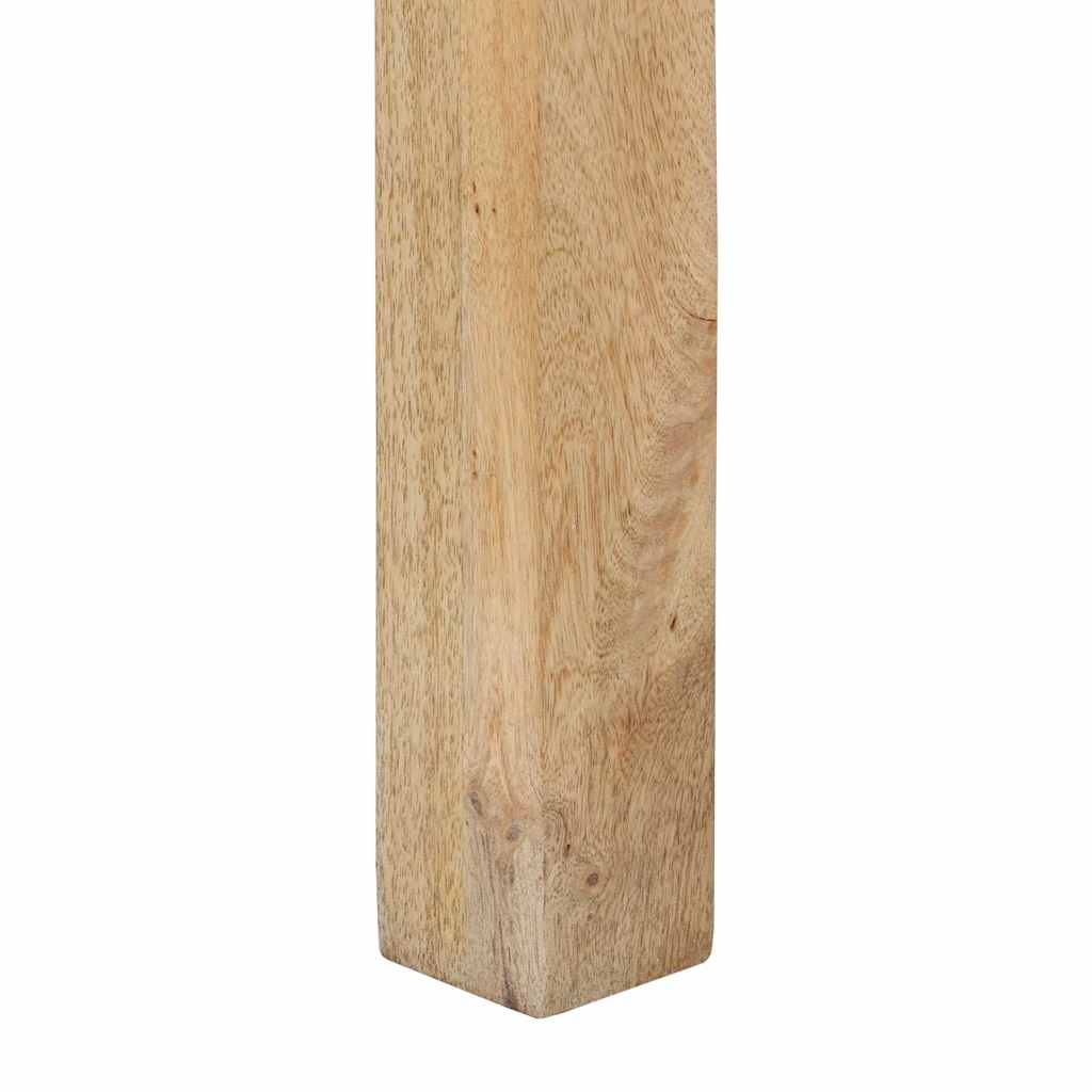 konsolbord 110x30x75 cm massivt mangotræ afbleget