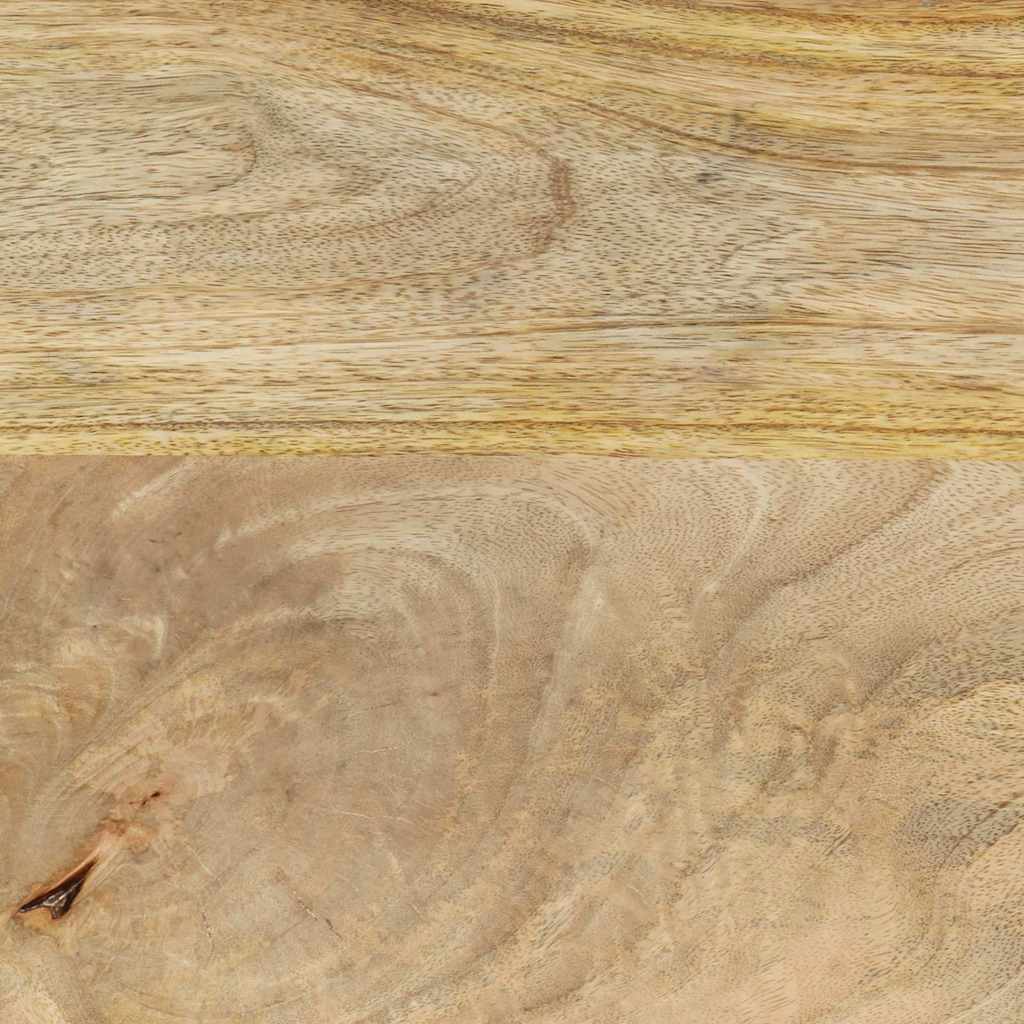 konsolbord 110x30x75 cm massivt mangotræ afbleget