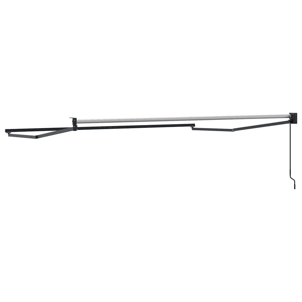 Udtrækkelig markisedel Antracit 350 x 250 cm Aluminium