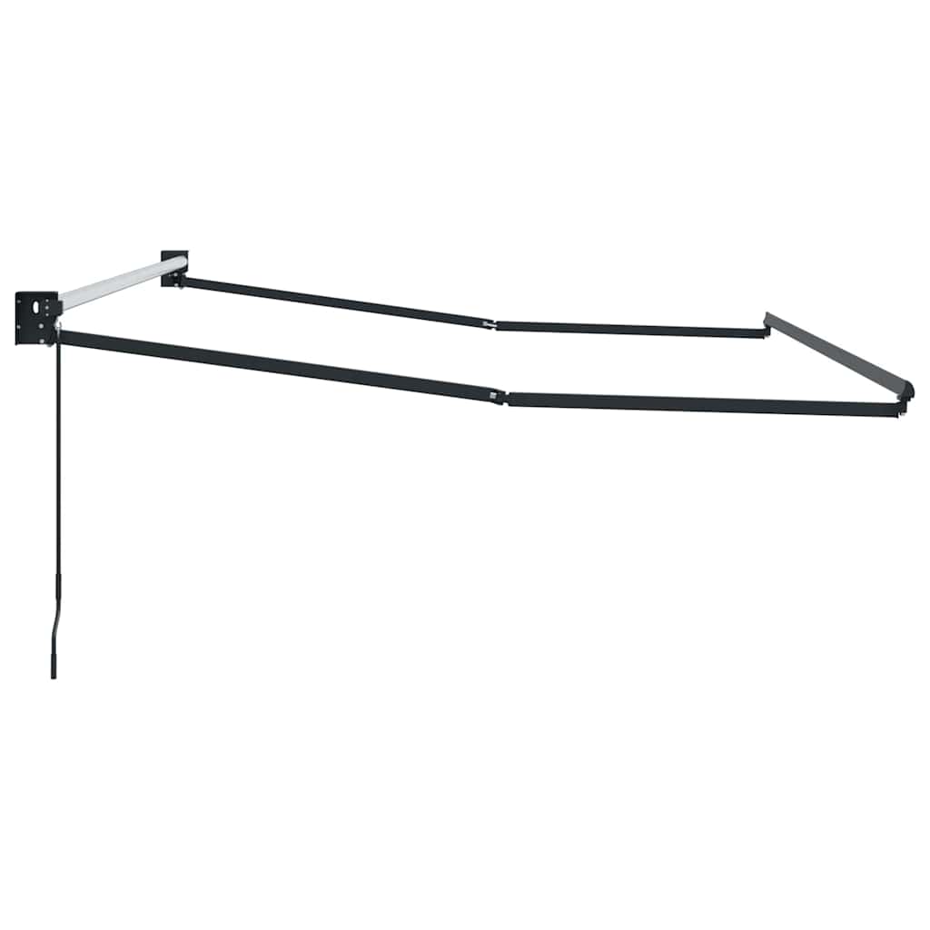Udtrækkelig markisedel Antracit 350 x 250 cm Aluminium