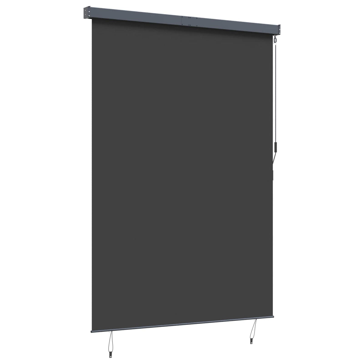 Rullegardin Antracit 180 x 250 cm Stof og Aluminium