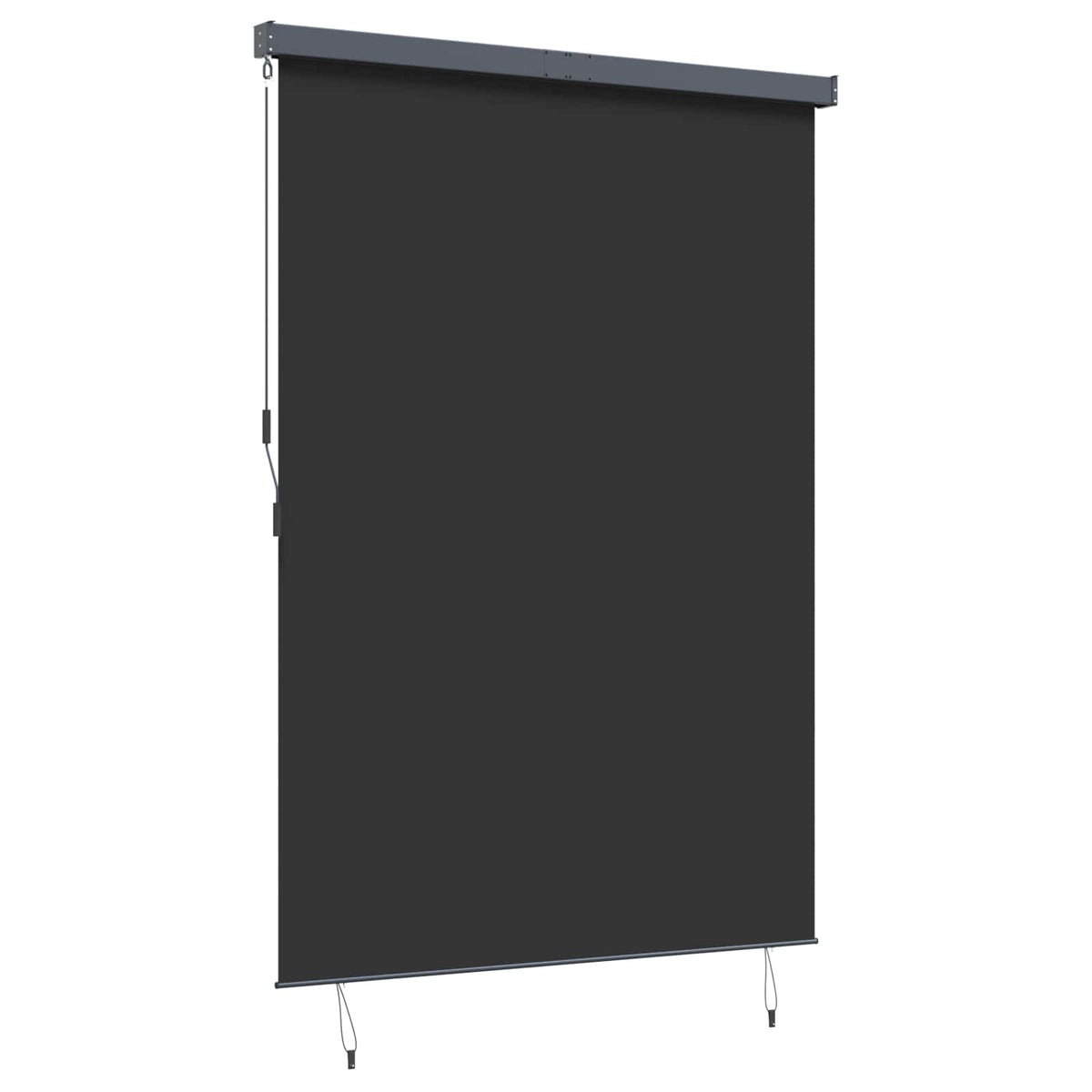 Rullegardin Antracit 180 x 250 cm Stof og Aluminium