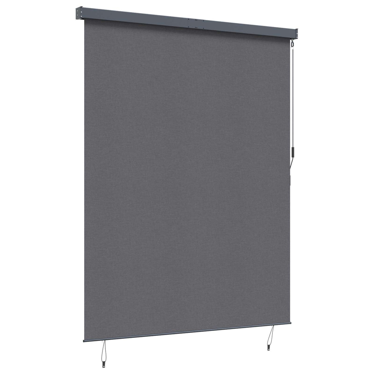 Rullegardin Antracit 200 x 250 cm Stof og Aluminium