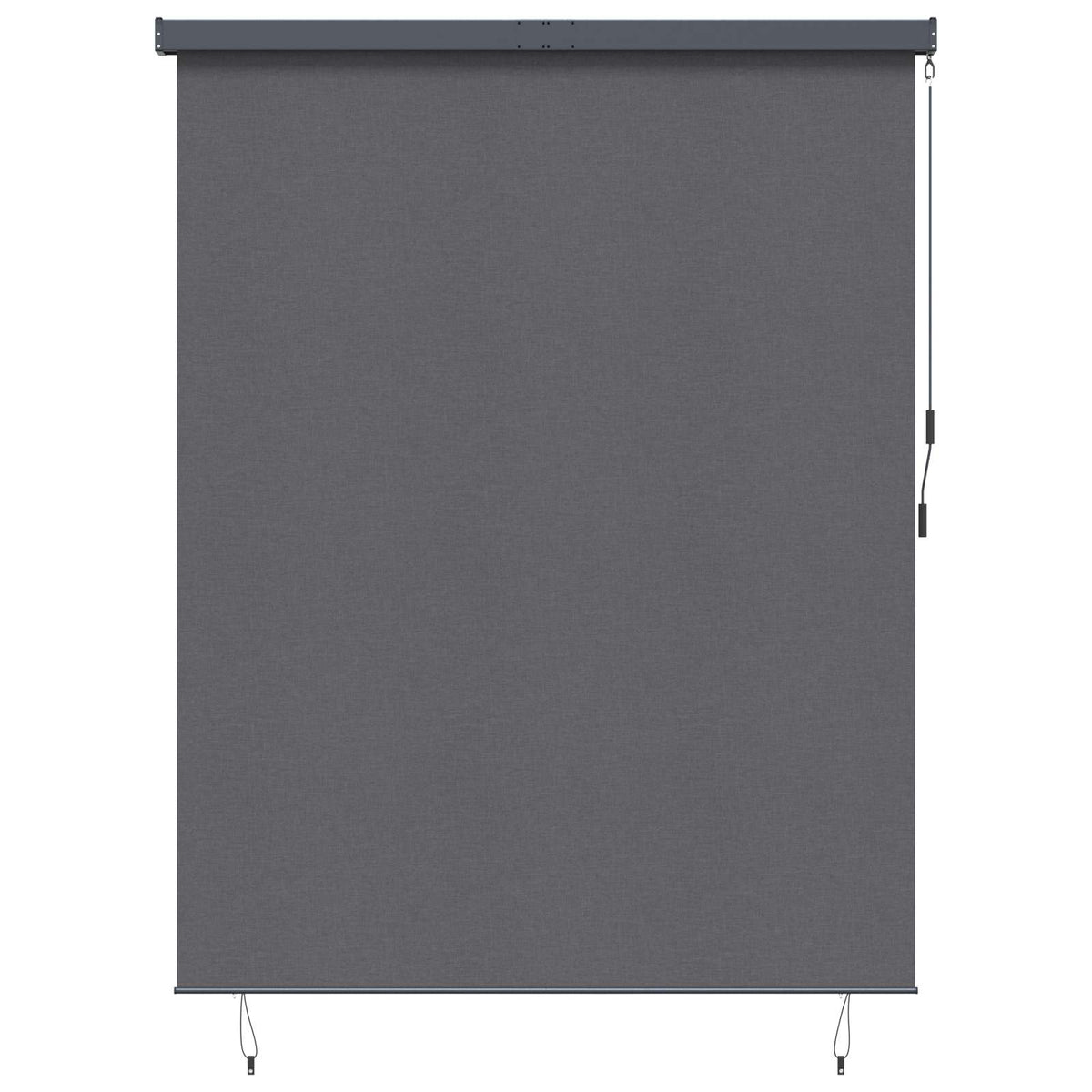 Rullegardin Antracit 200 x 250 cm Stof og Aluminium