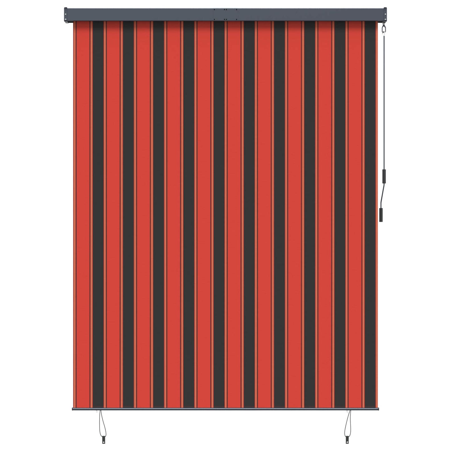 Rullegardin Orange og Brun 200 x 250 cm Stof og Aluminium
