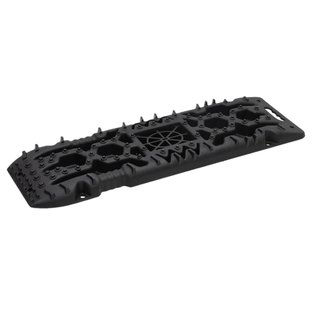 frikørselsplader 2 stk. 107x31x7 cm nylon sort