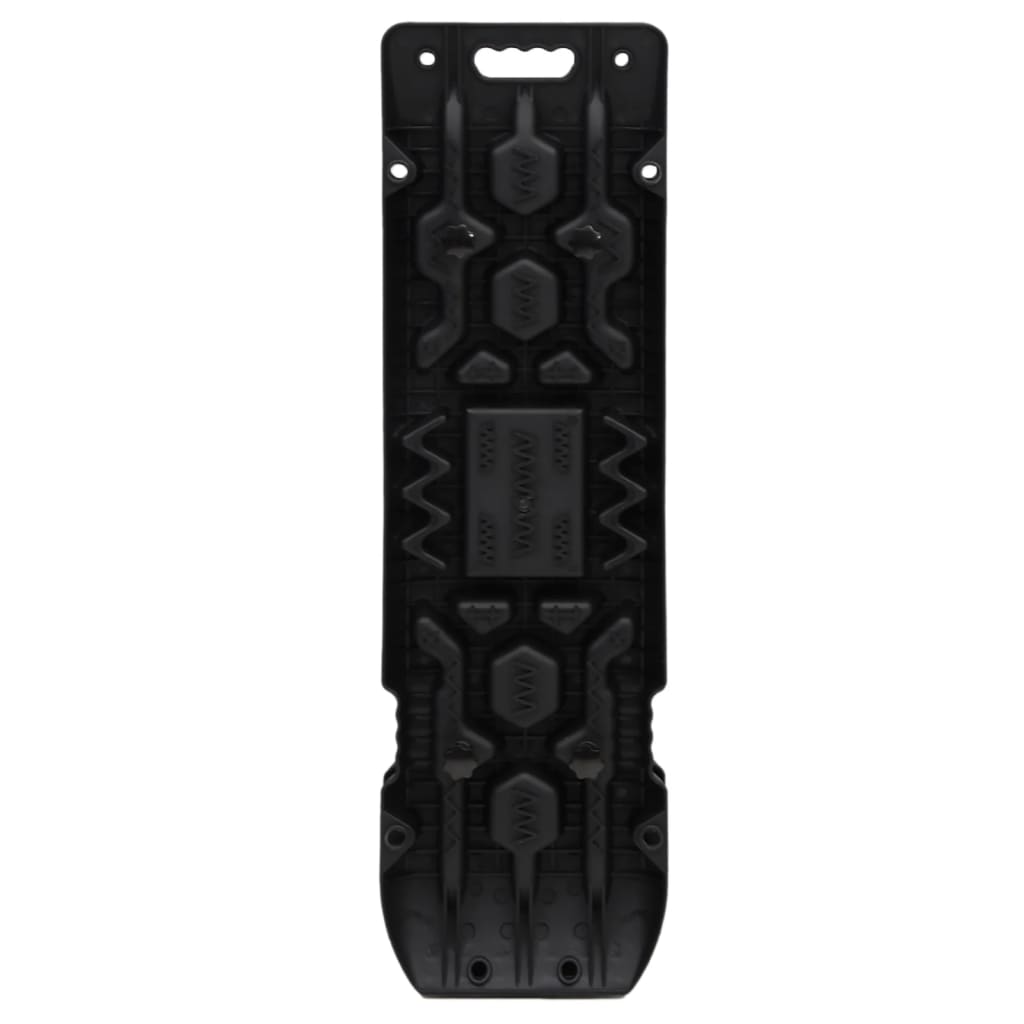 frikørselsplader 2 stk. 107x31x7 cm nylon sort