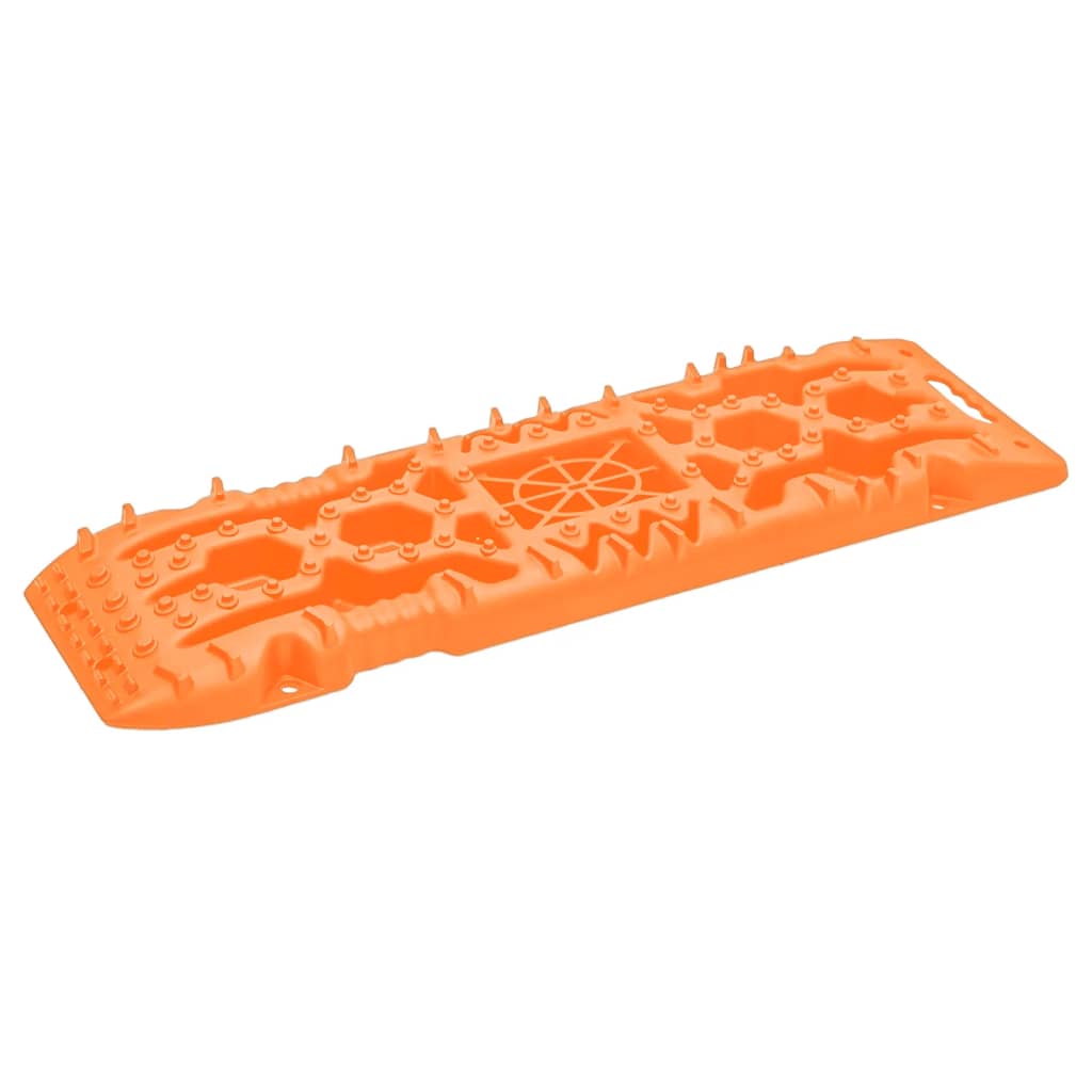 frikørselsplader 2 stk. 107x31x7 cm nylon orange