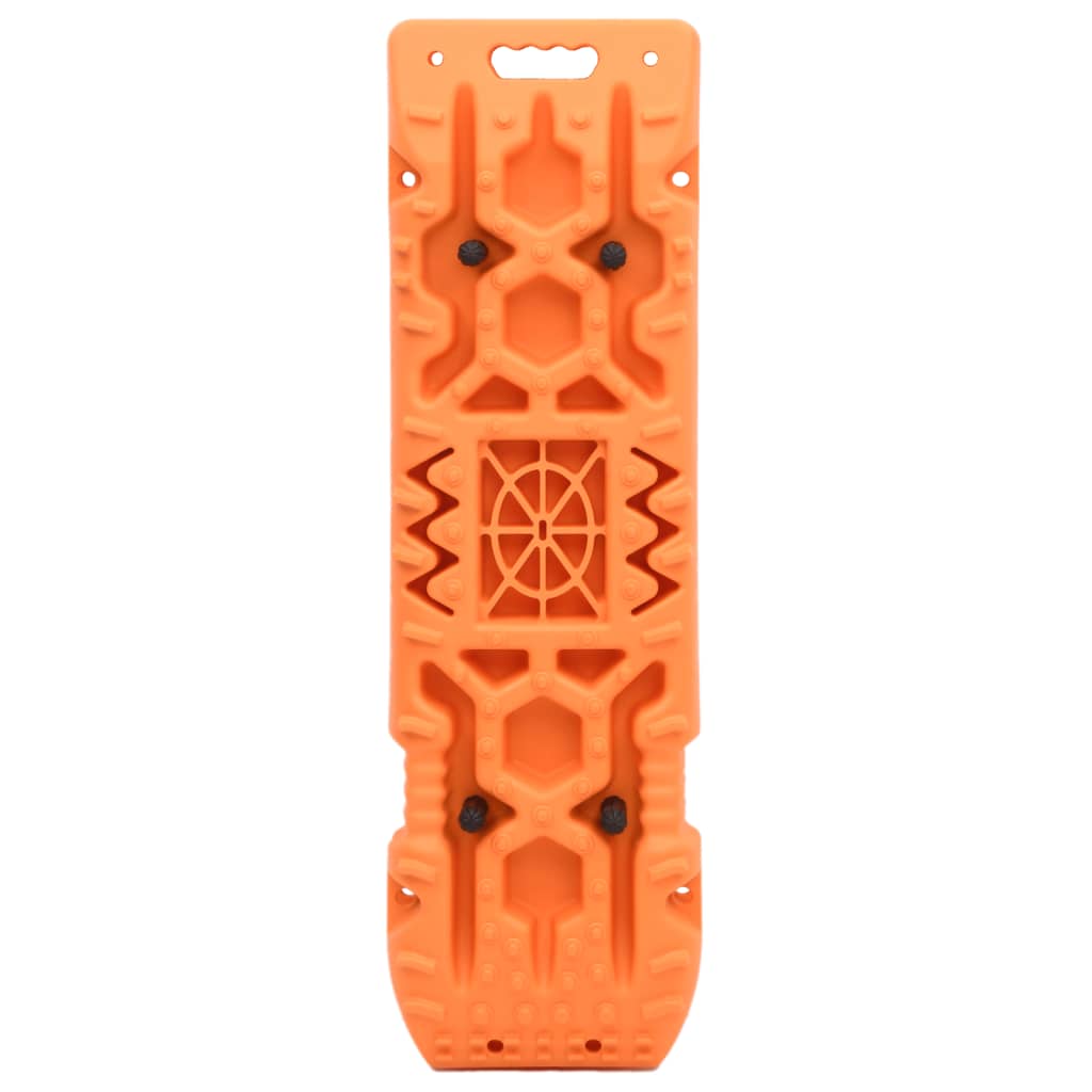 frikørselsplader 2 stk. 107x31x7 cm nylon orange