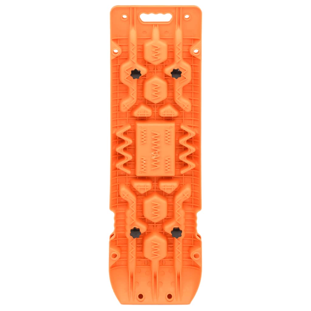frikørselsplader 2 stk. 107x31x7 cm nylon orange